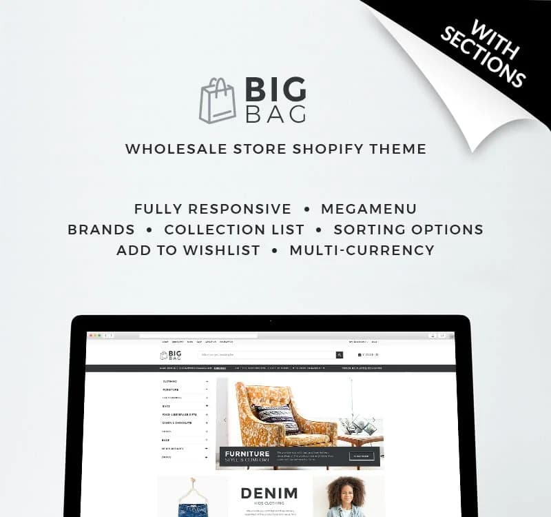 Big Bag - Wholesale Store Shopify Theme