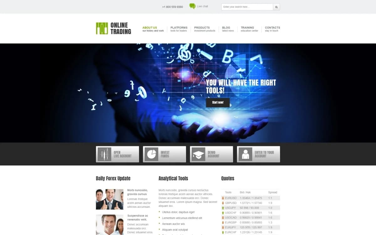 Business & Services Responsive Joomla Template