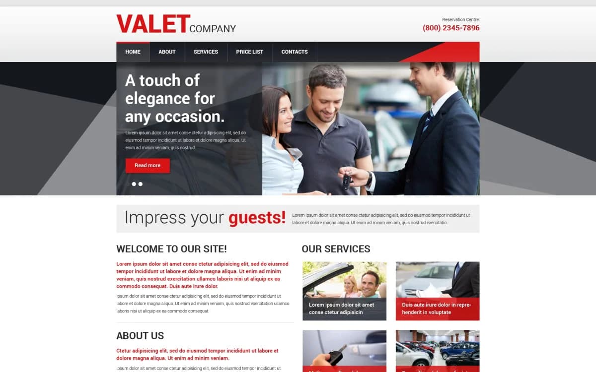 Car Dealer Responsive Website Template