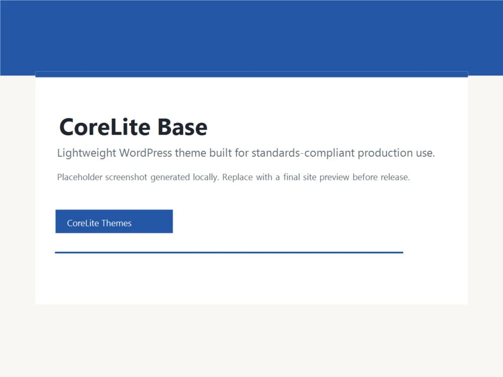 CoreLite Base