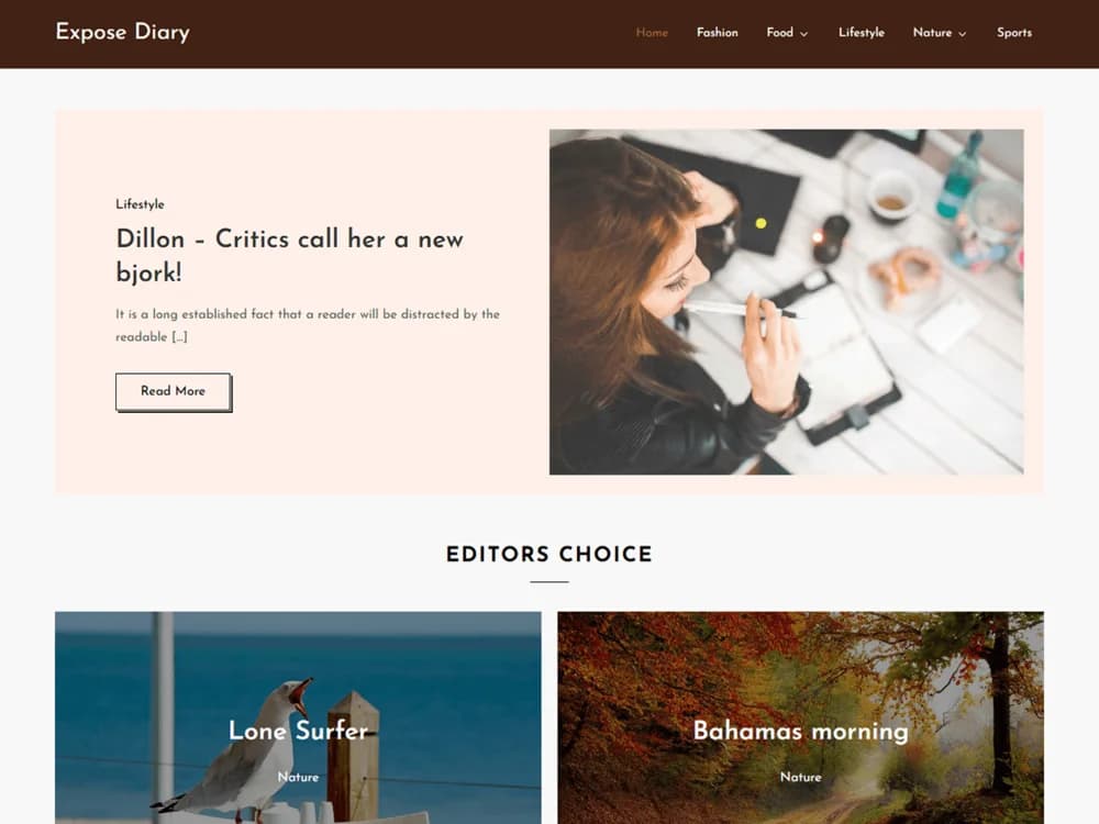 Expose Diary