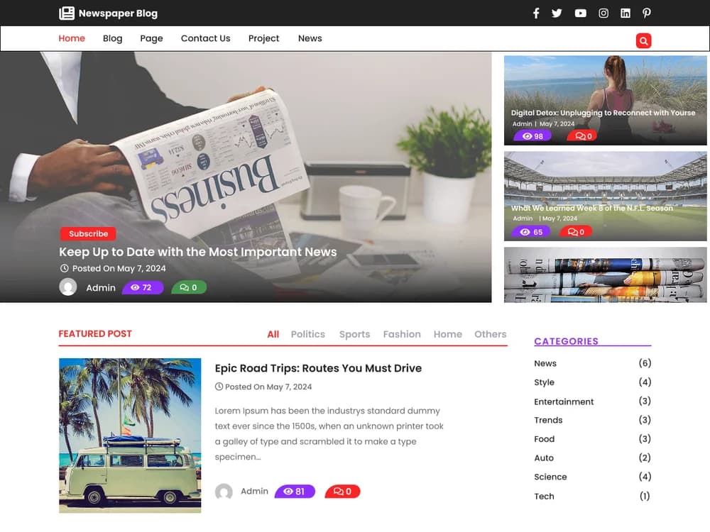 Journalism Newspaper
