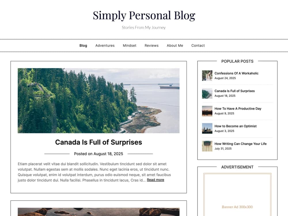 Simply Personal Blog