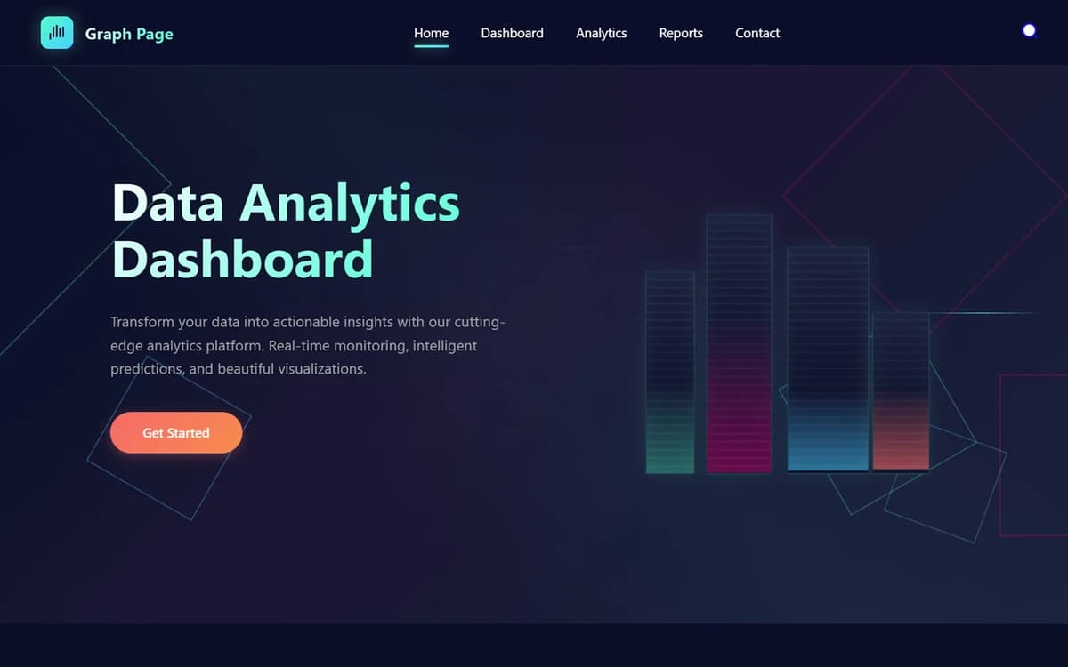 Graph Pag Free HTML Template