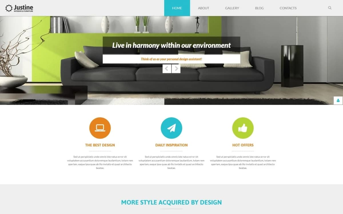 Justine Joomla Template