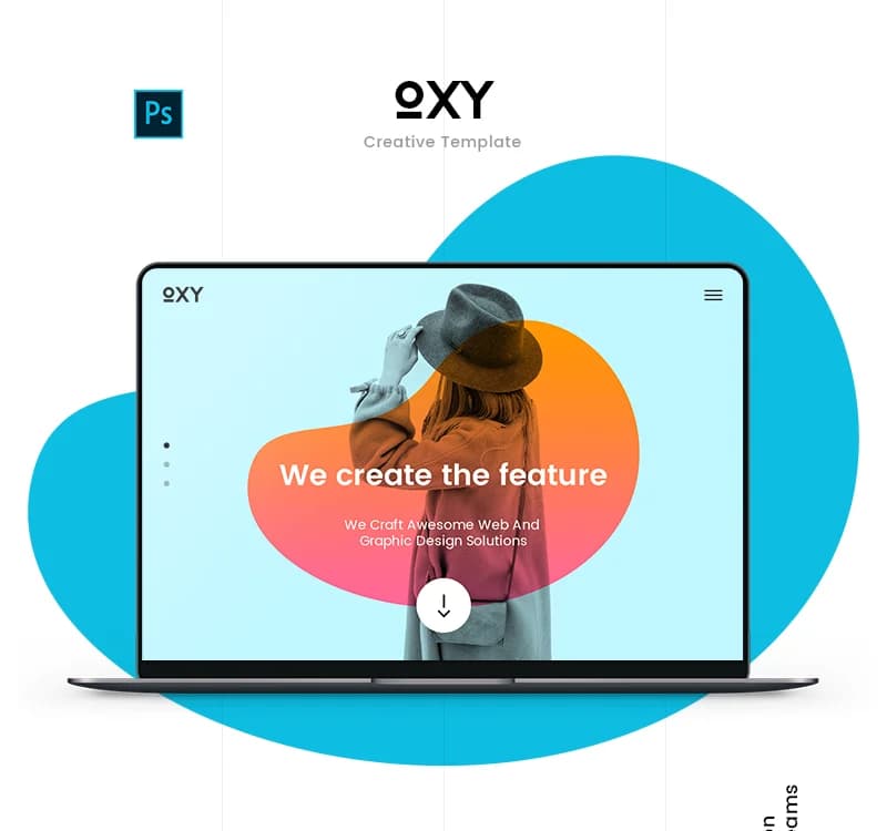 Oxy Creative PSD Template