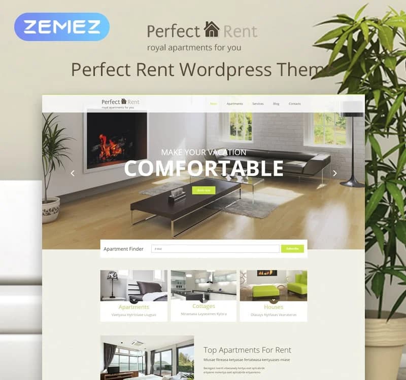Perfect Rent WordPress Theme
