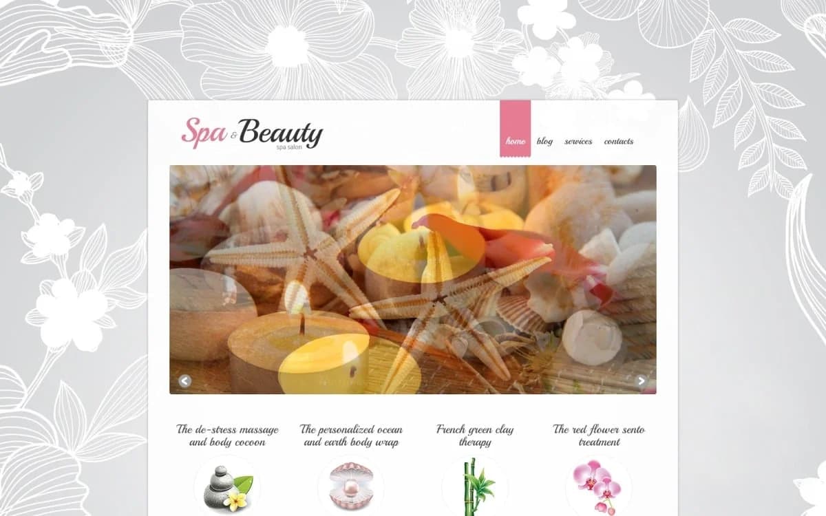 Spa Procedures Joomla Template