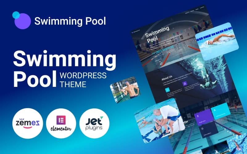 Swimming Pool - Swimming Pool WordPress Theme