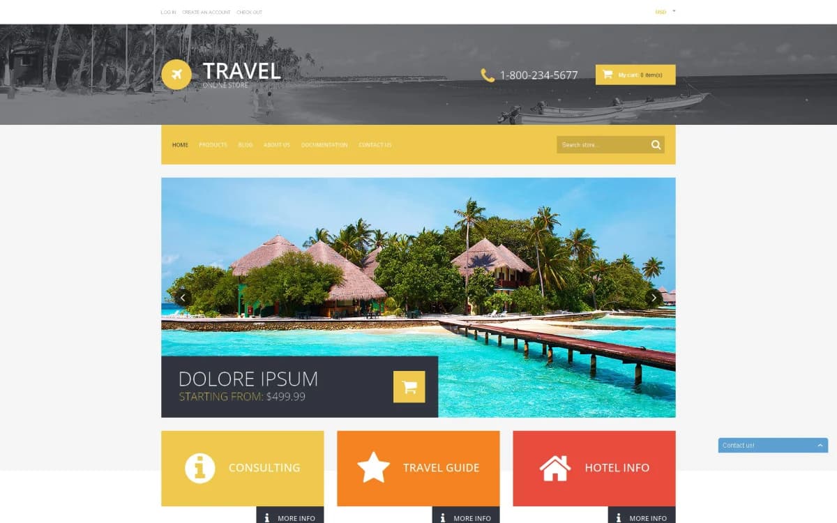 Travel Destinations Shopify Theme