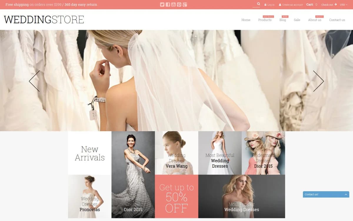 Wedding Store Shopify Theme