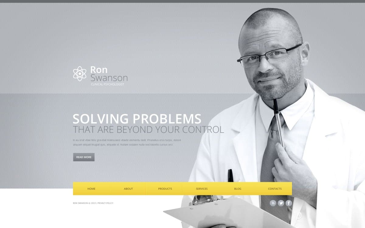 Psychologist Website Template