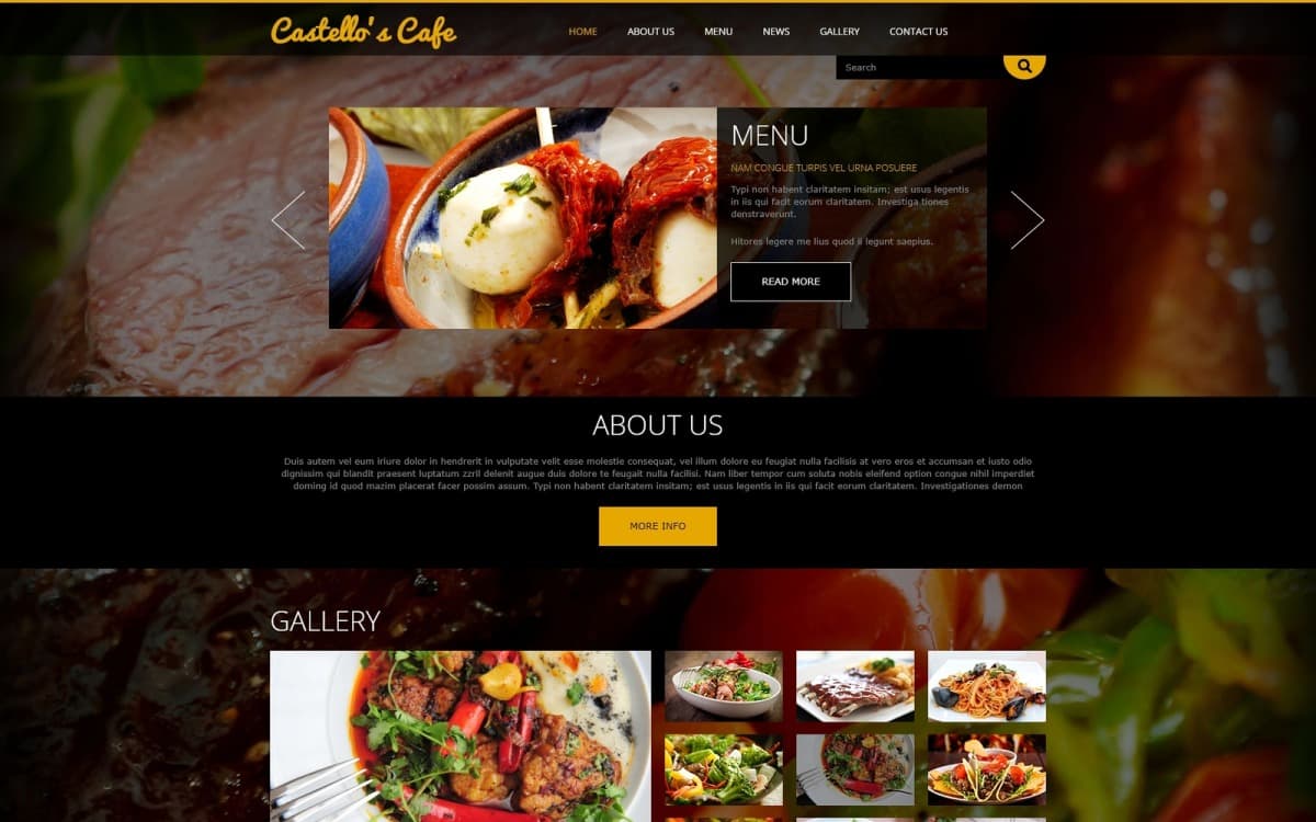 Your Restaurant Joomla Template