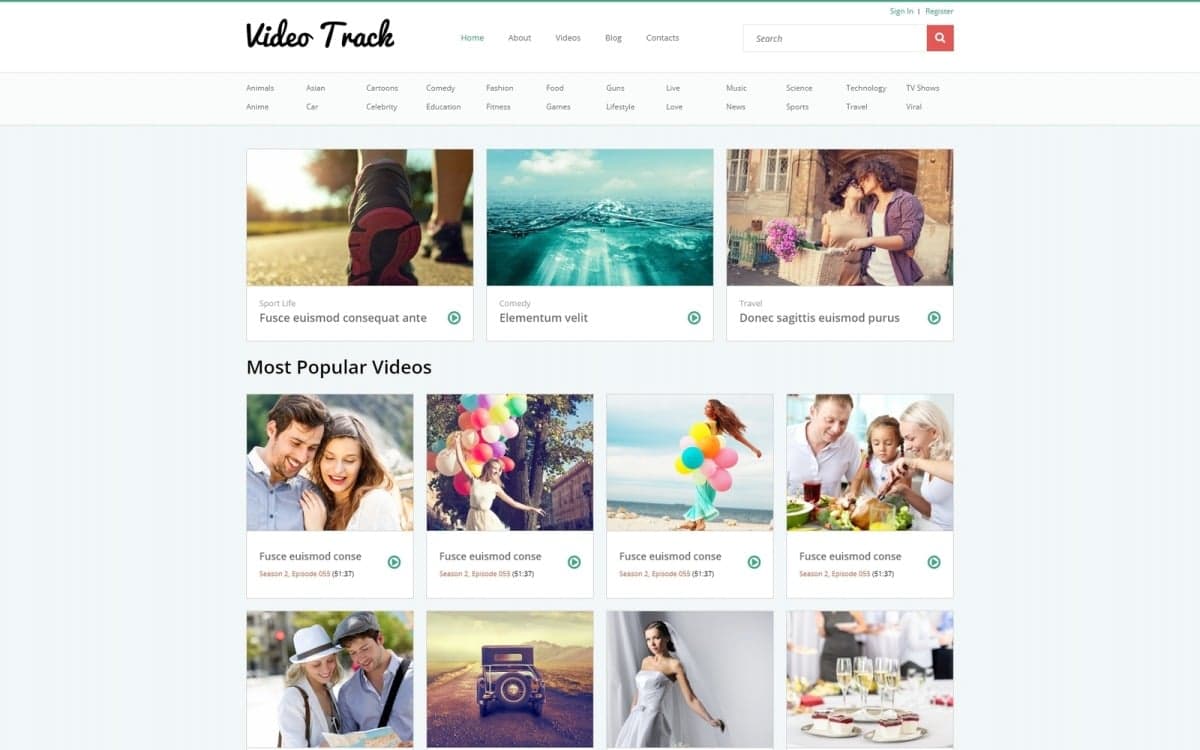 Filmshow Joomla Template