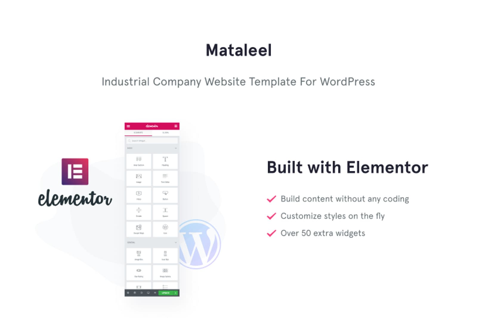 Mataleel - Industrial Construction WordPress Theme - Screenshot 6