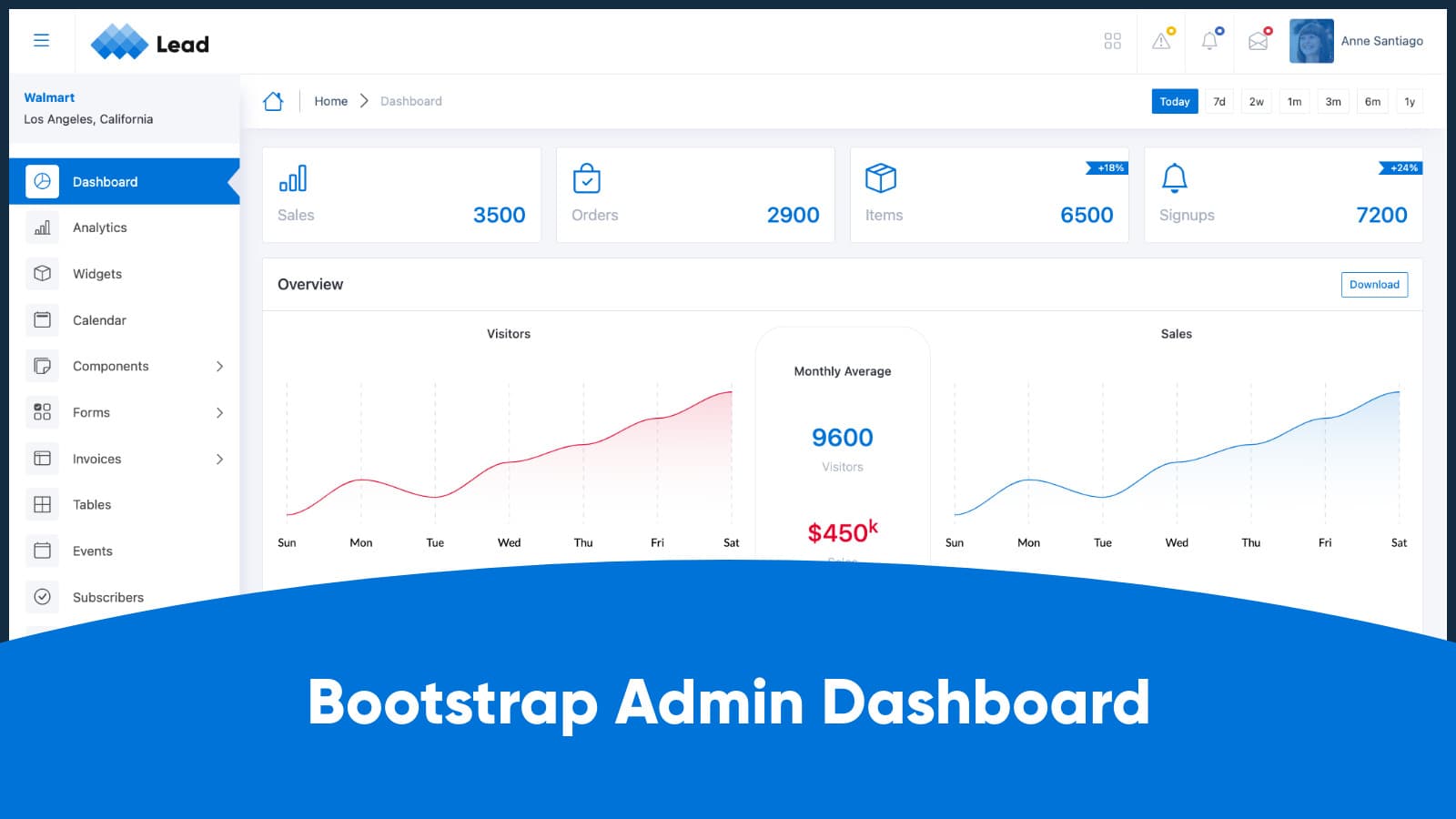 Lead -  Bootstrap  5 Admin Dashboard Template - Screenshot 6