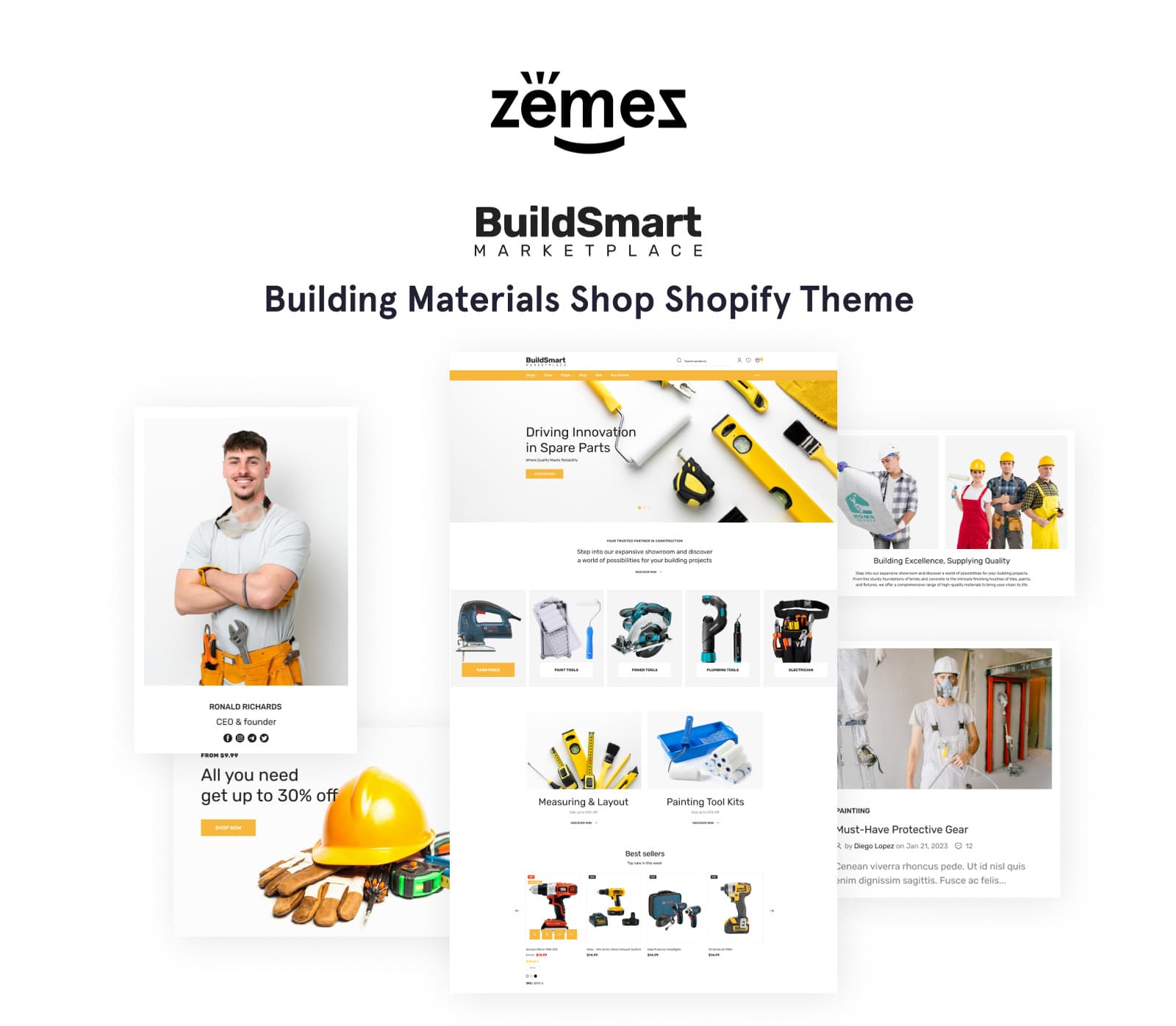 BuildSmart - Building Materials Online Store 2.0 Shopify Theme - Screenshot 6