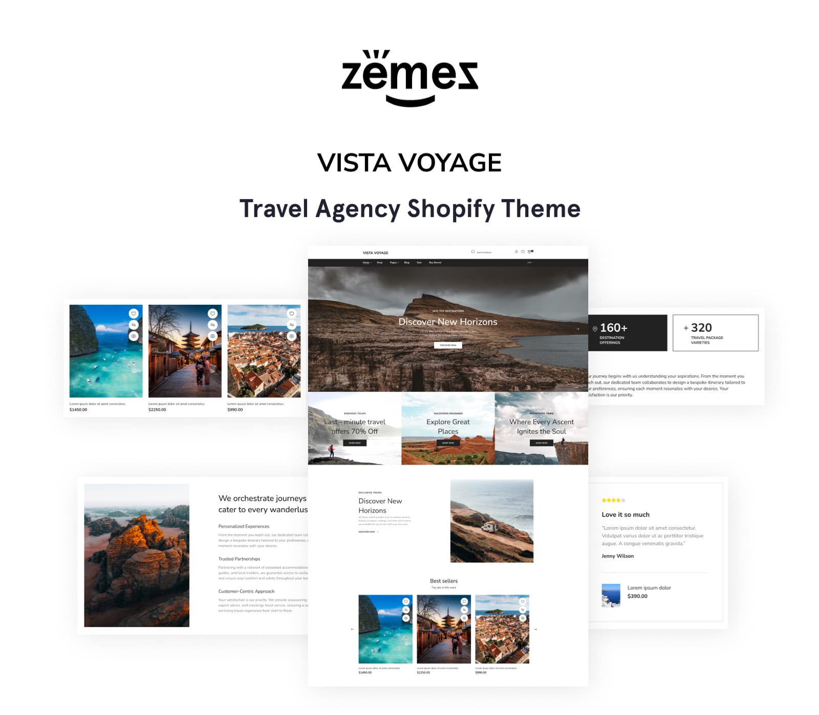 Vista Voyage - Travel Agency Responsive Online Store 2.0 Shopify Theme - Screenshot 6