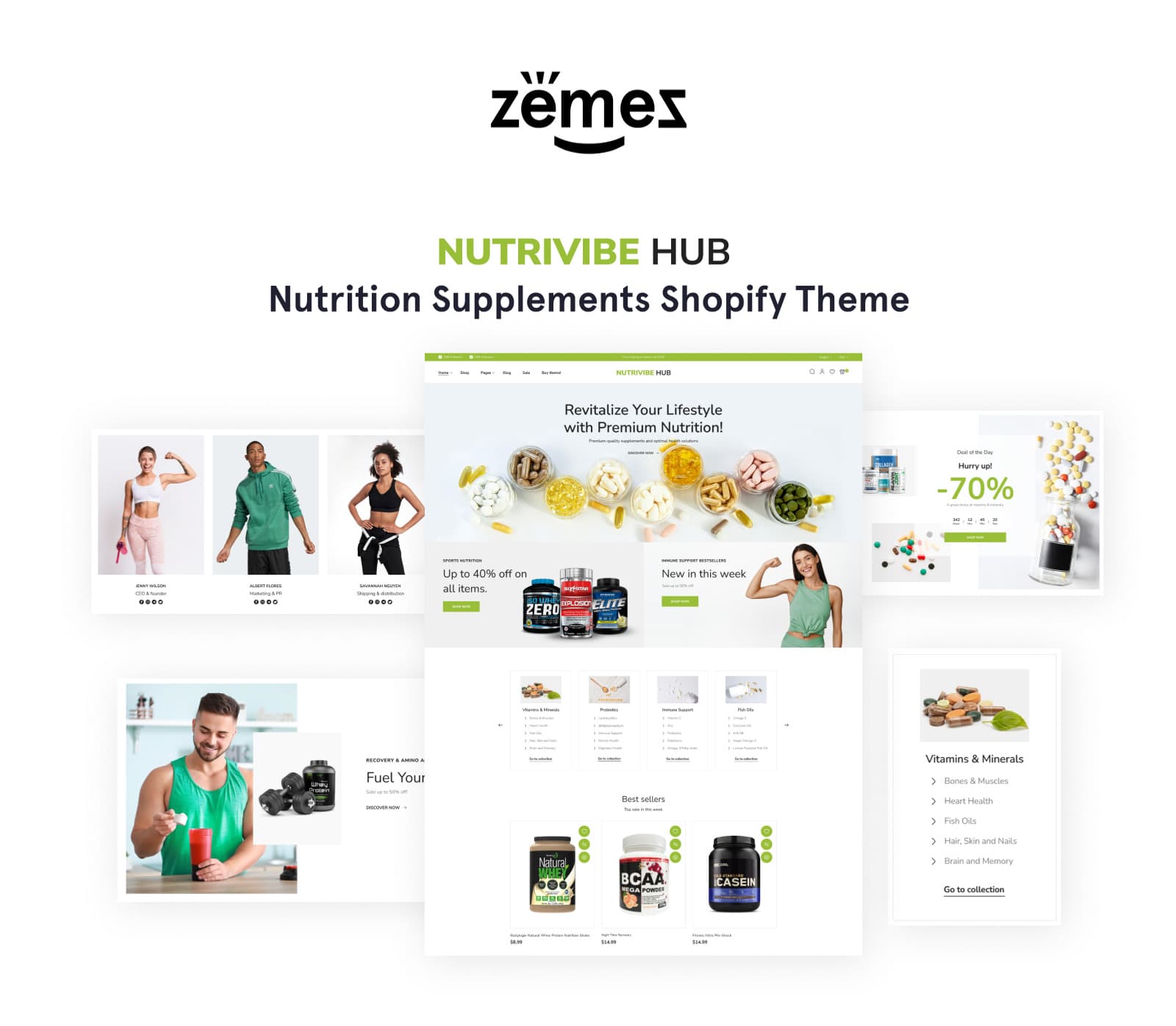 Nutrivibe Hub - Nutrition Supplements Shopify Online Store 2.0 Theme - Screenshot 6