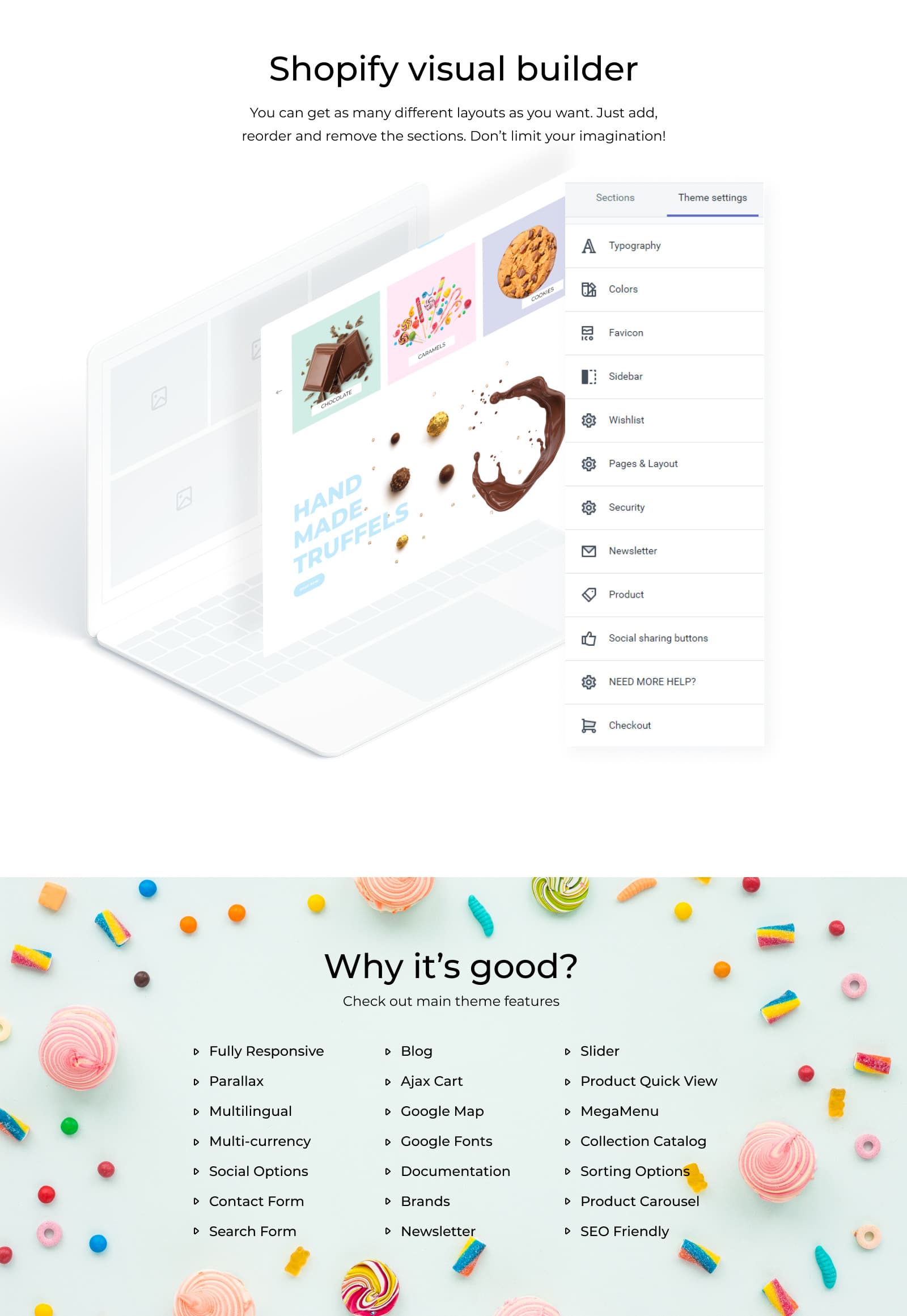 Popshop - Sweet Shop Clean Shopify Theme - Screenshot 8