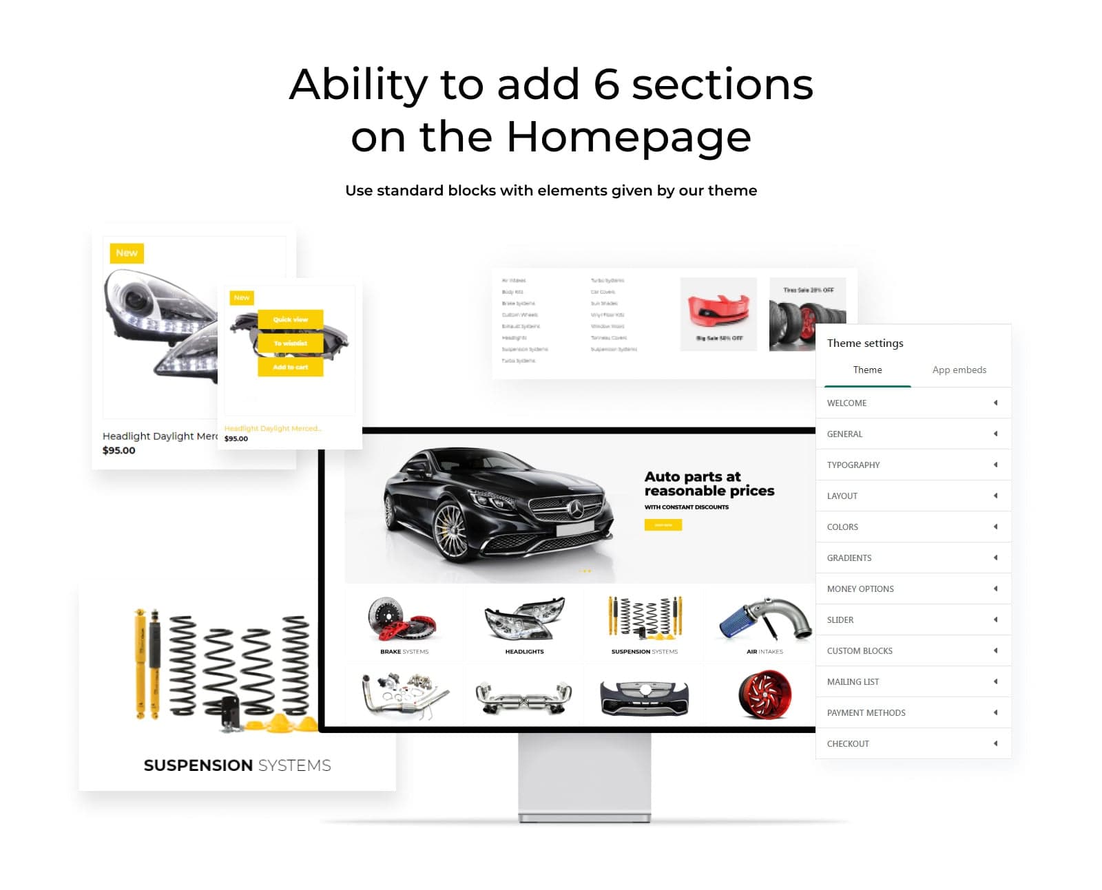 Car Tuning eCommerce Template Shopify Theme - Screenshot 8