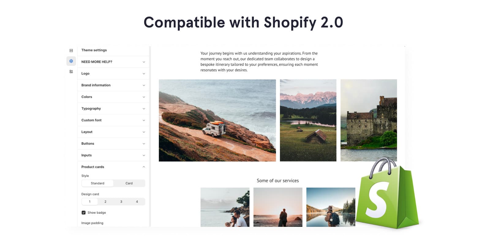 Wanderlust Ventures Travel Shopify Online Store 2.0 Theme - Screenshot 8