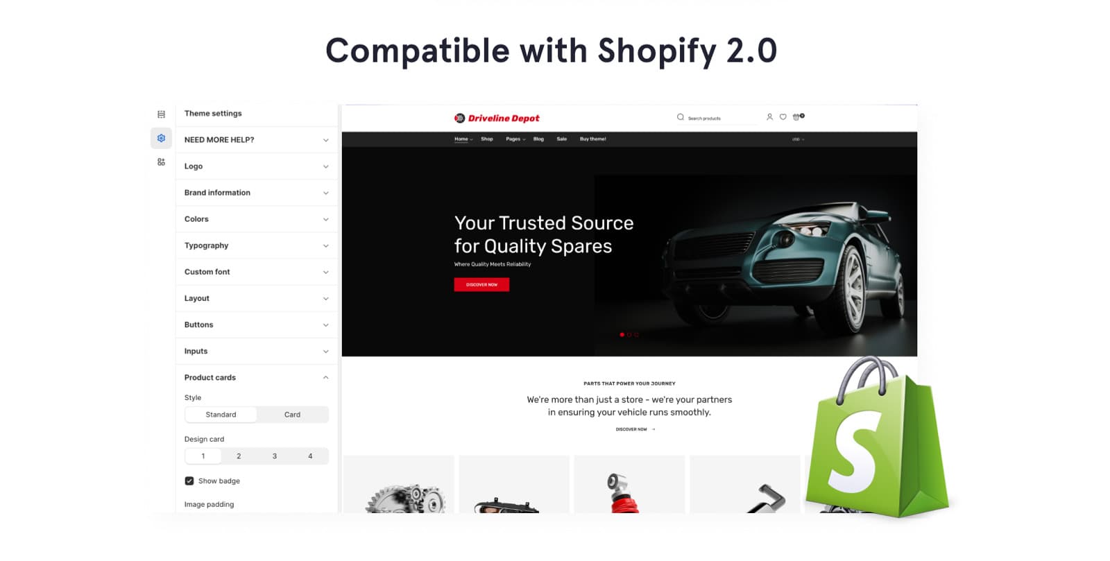 Driveline Depot - Auto Spare Parts Responsive Shopify Online Store 2.0 Theme - Screenshot 8