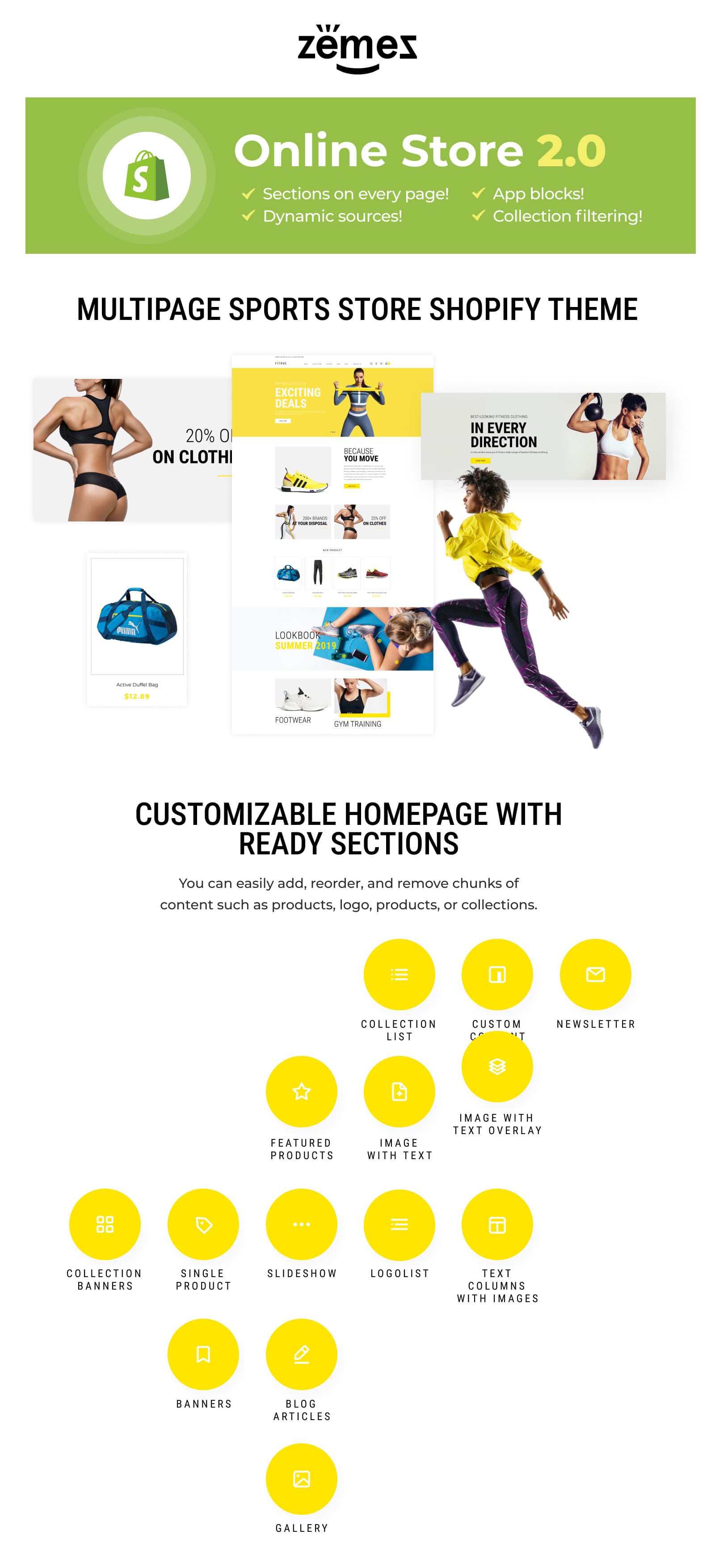 Fitrue - Sports Store Multipage Clean Shopify Theme - Screenshot 6
