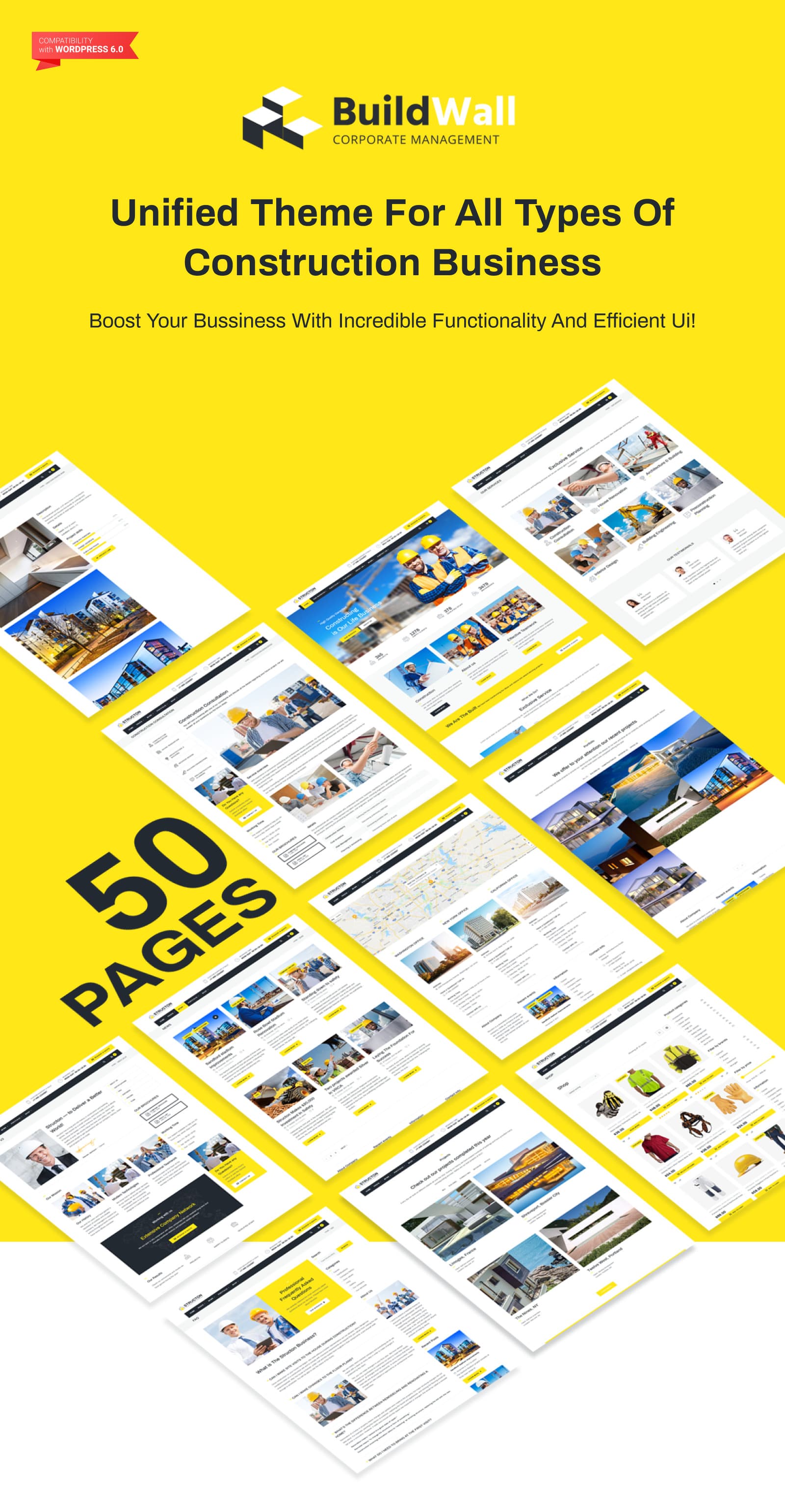 BuildWall - Construction WordPress Theme for Architecture & Building Companies - Screenshot 6
