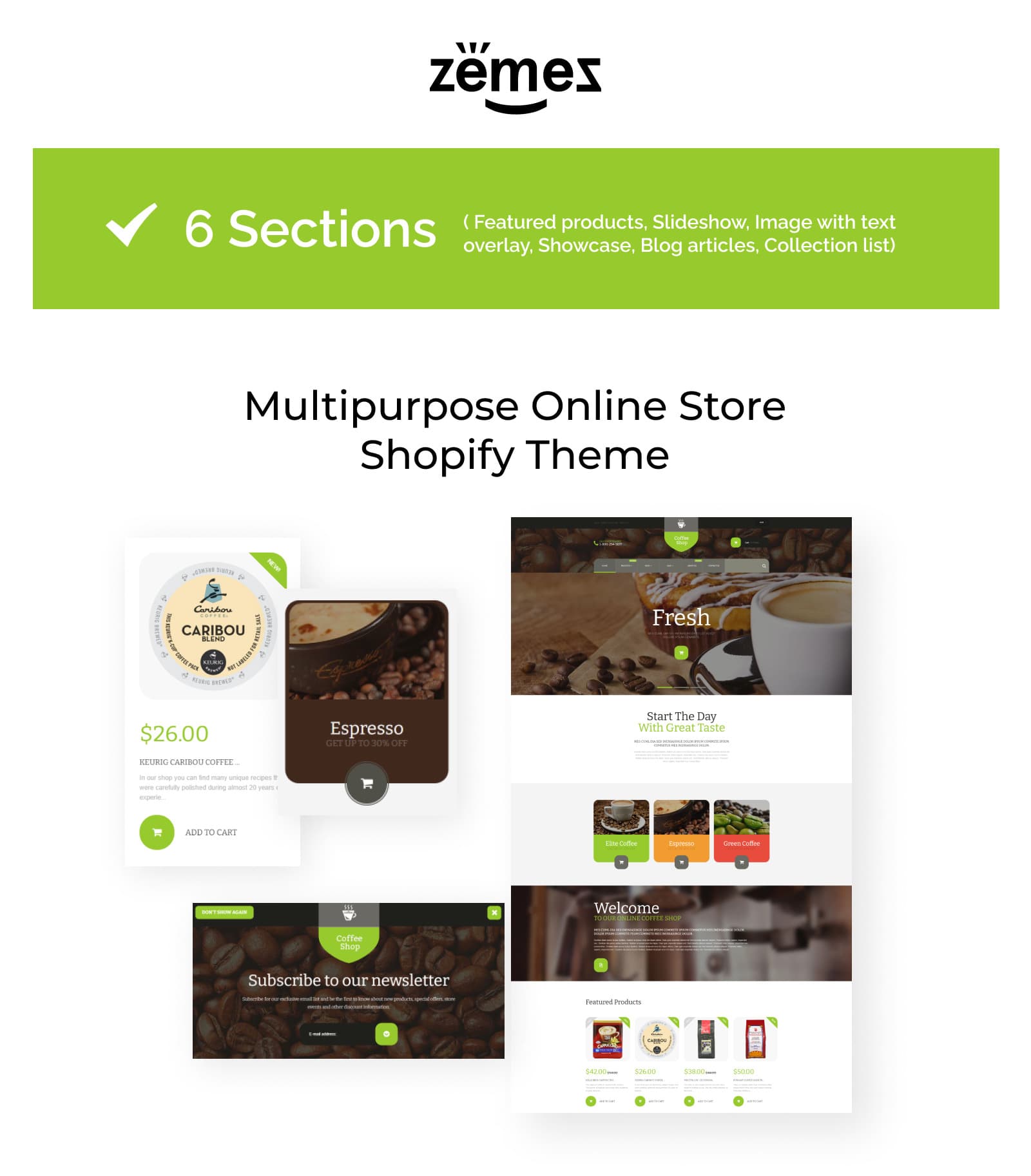 Coffee Store and Barista Shopify Theme - Screenshot 6