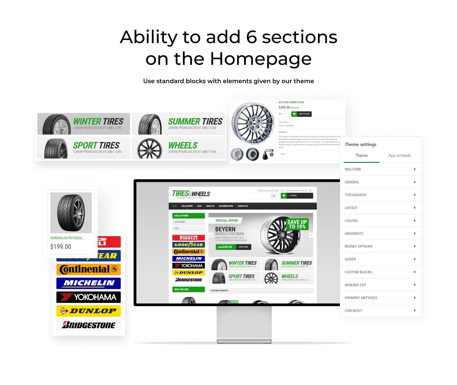 Clean Car Tires Shopify Theme - Screenshot 8