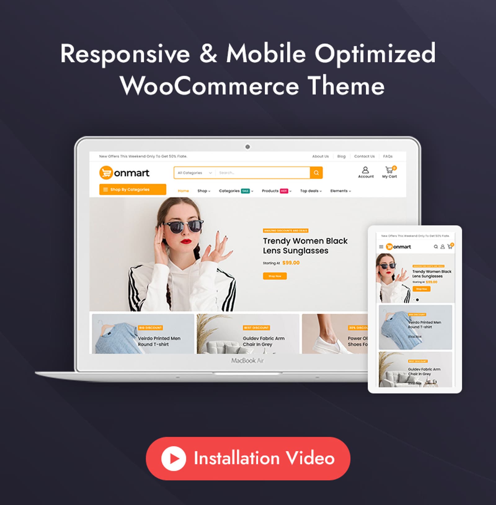 Onmart - Multipurpose Store Elementor WooCommerce Responsive Theme - Screenshot 6