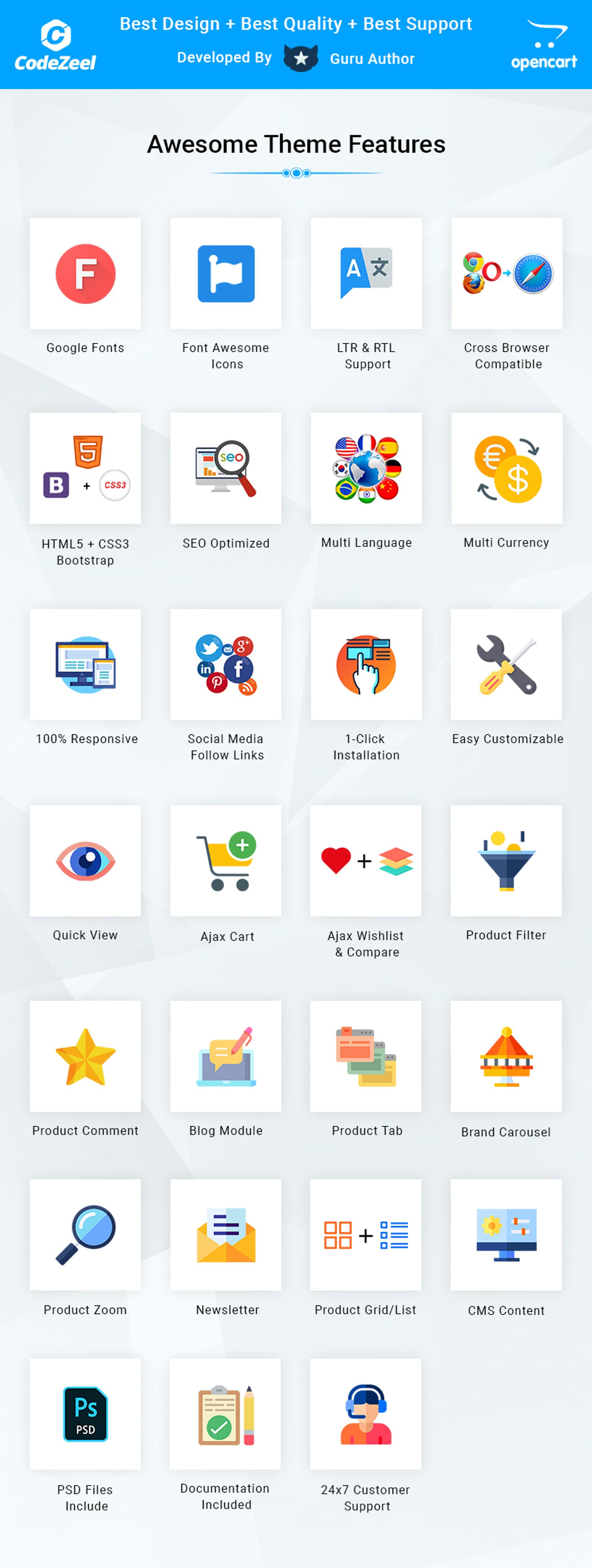 Spares - Auto Wheels Store OpenCart Template - Screenshot 6