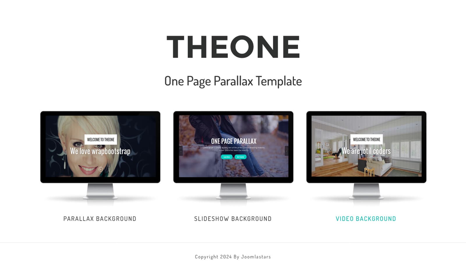 Theone - One Page Parallax Joomla 5 Template - Screenshot 6