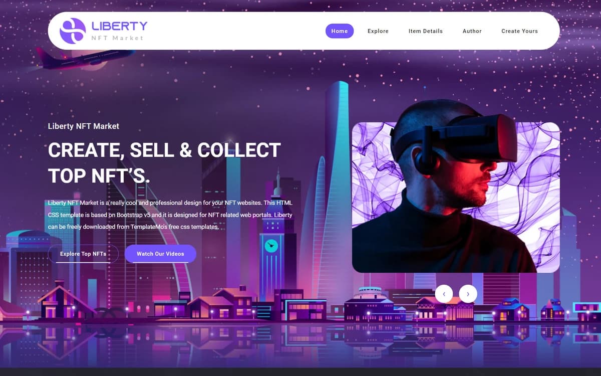 Liberty Mark Free HTML Template