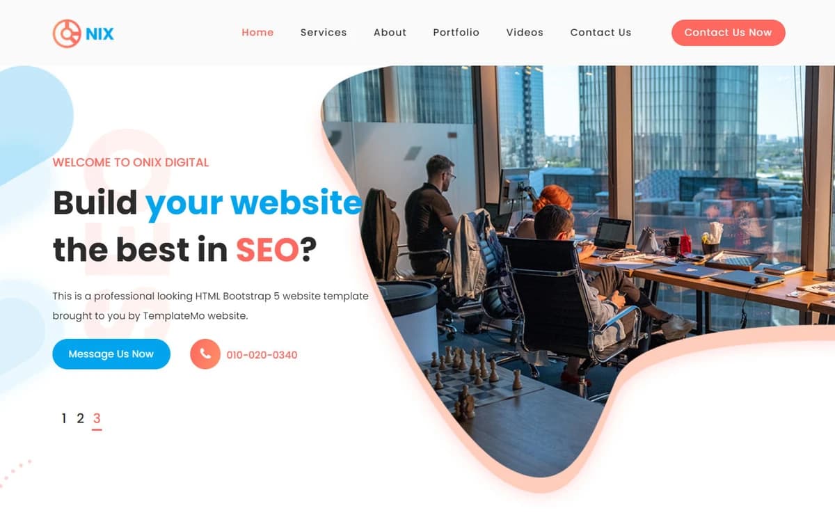 Onix Digi Free HTML Template