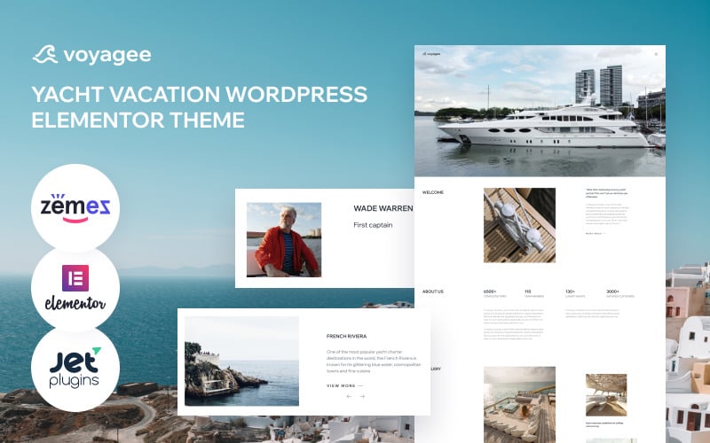 102 voyagee yacht vacation wordpress elementor theme