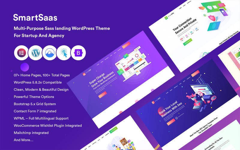 1110 smartsaas multi purpose sass landing wordpress theme for startup and agency