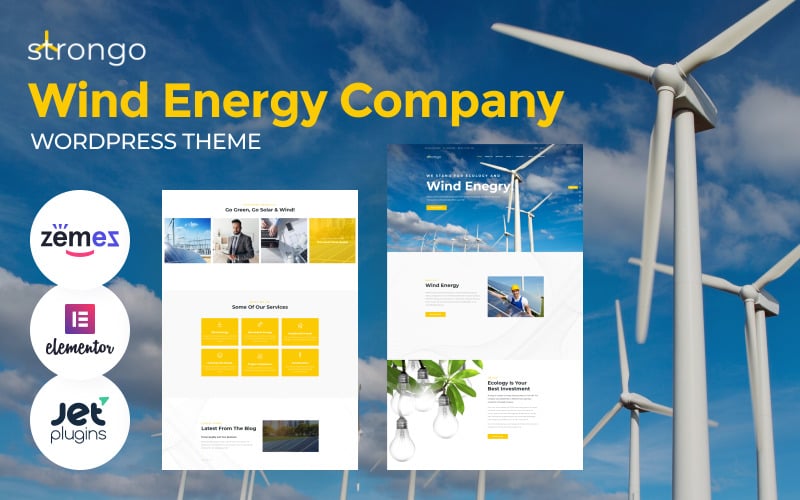 116 strongo wind and solar energy wordpress theme