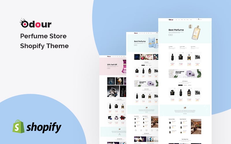 125 odour perfume store shopify theme