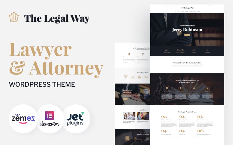 126 the legal way lawyer and attorney wordpress theme