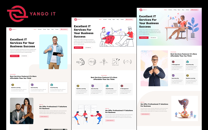 13 yango technology it solutions software services provider company and business wordpress theme