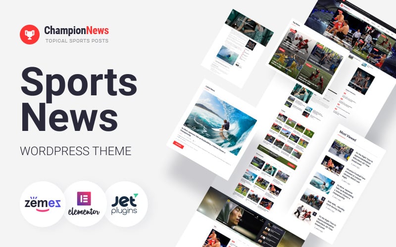 141 championnews sports news wordpress elementor theme