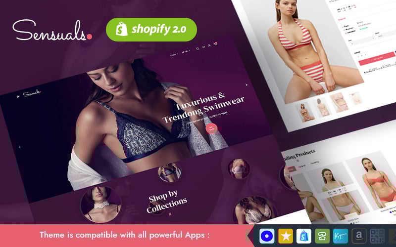 141 sensuels a luxurious lingerie store modern shopify online store 2.0