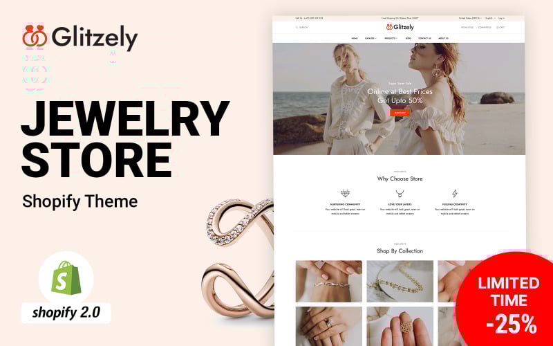 142 glitzely jewelry and diamond shopify theme