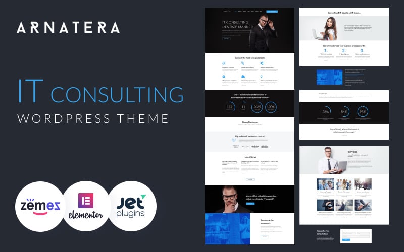 156 arnatera it consulting responsive wordpress theme