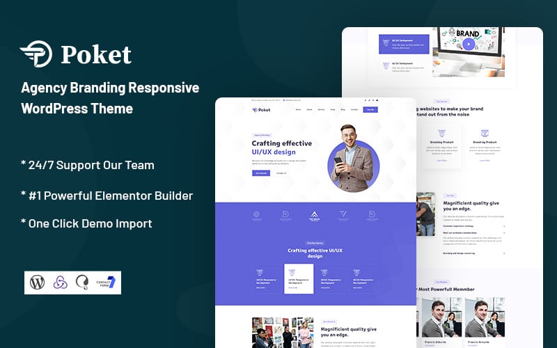 1567 poket agency branding responsive wordpress theme
