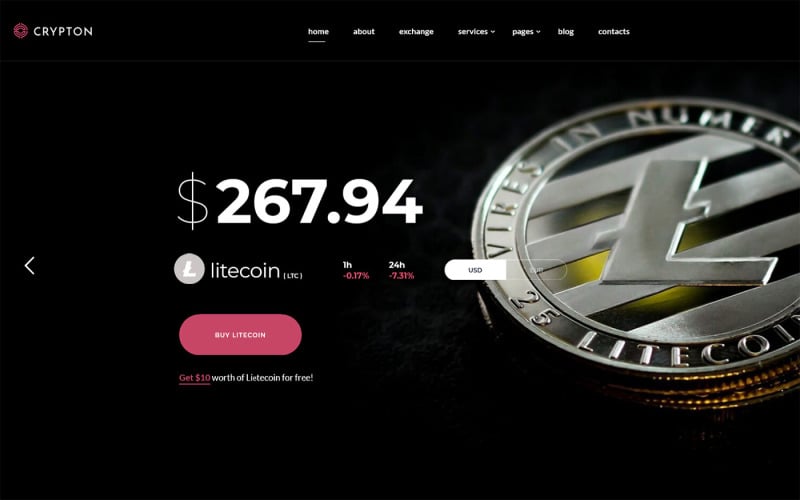 1681 crypton crypto token exchange wordpress theme