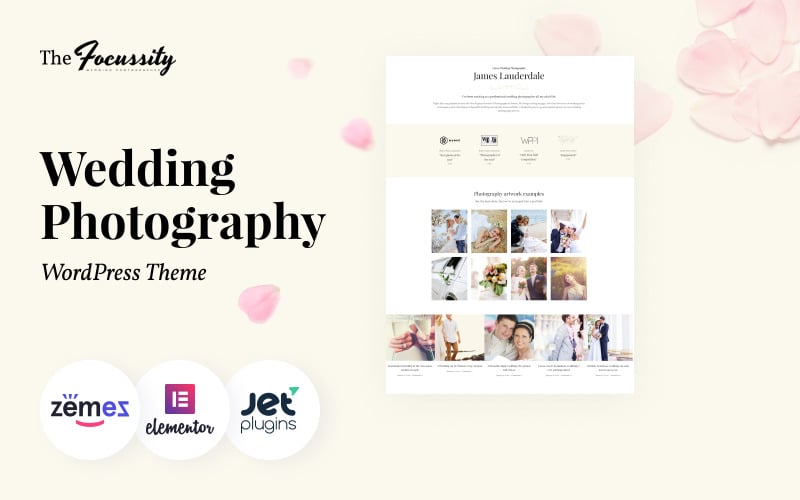 175 focussity wedding photography wordpress theme