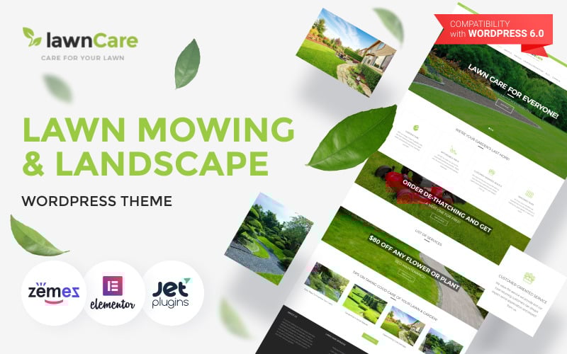 187 lawn care lawn mowing and landscape wordpress theme